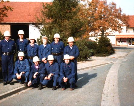 Das Löwener Team bei den Leistungswettkämpfen 1979
