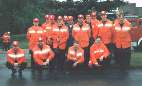 Das Löwener Team bei den Leistungswettkämpfen 1995