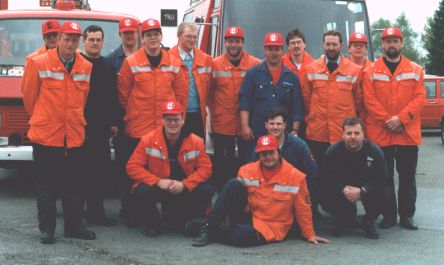Das Löwener Team bei den Leistungswettkämpfen 1996